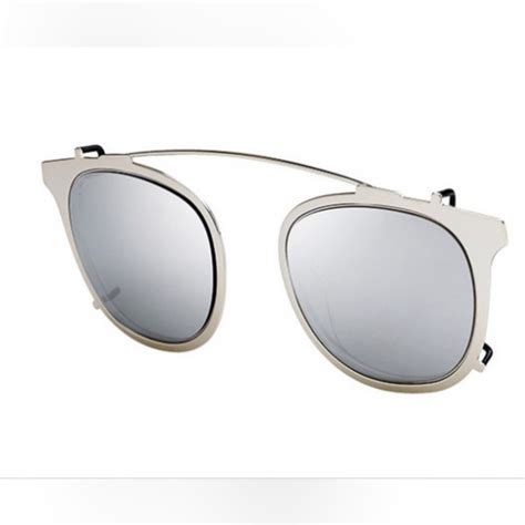 blacktie 49mm round clip-on sunglasses dior homme